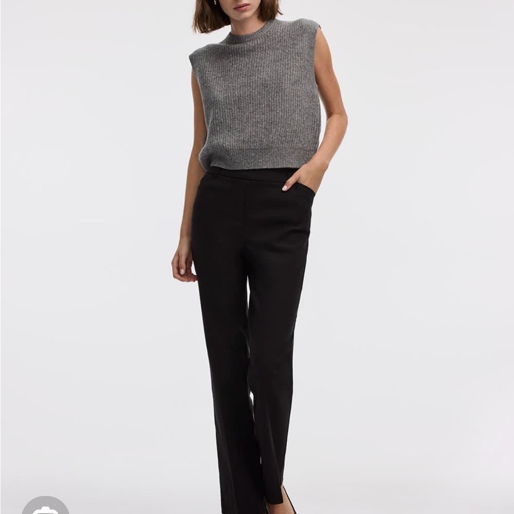Reitmans Timeless Straightleg Pants Black 6 Petite